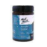 Burnt umber acrylic paint