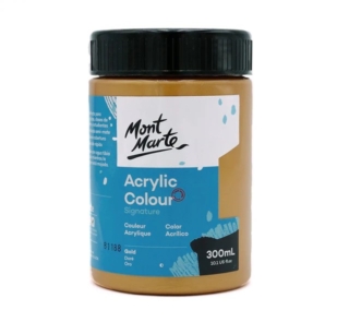 Gold Acrylic 300mls