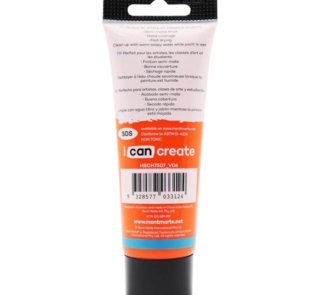 Orange acrylic 75mls 3