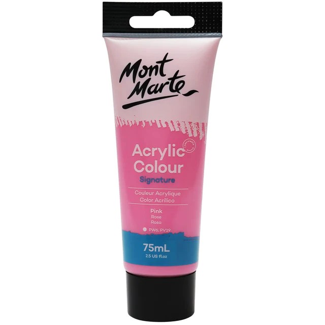 Pink Acrylic paint tube