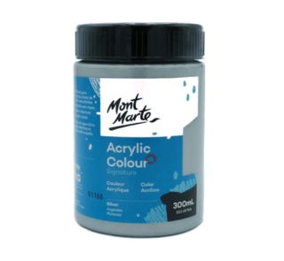 Silver Acrylic 300 mls