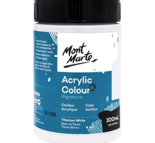 Titanium White Acrylic Paint | 300ml |