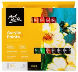 24-Piece Acrylic Paint Kit