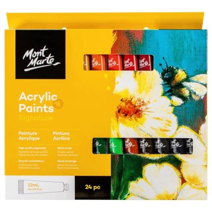 24-Piece Acrylic Paint Kit