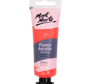 Fluoro Red Acrylic Tube