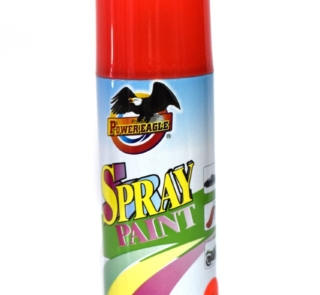 Red spray paint