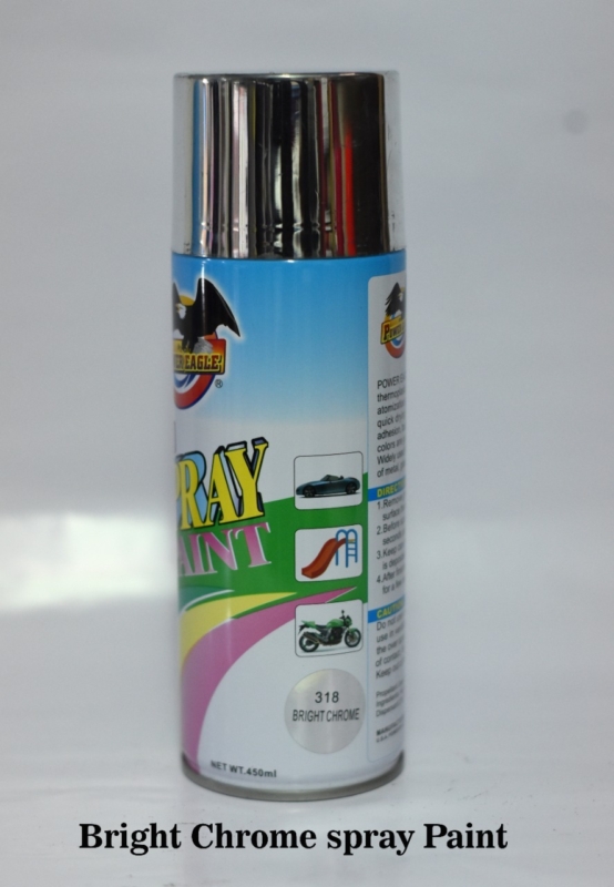 bright chrome spray
