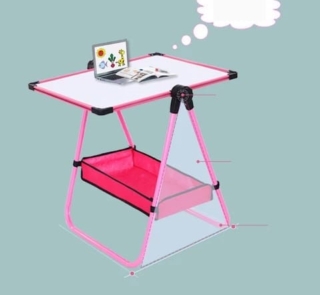Kids drawing board pink 4