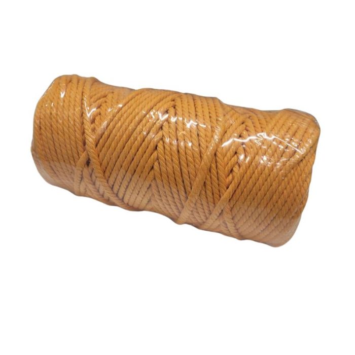 Macrame 5mm golden image 1
