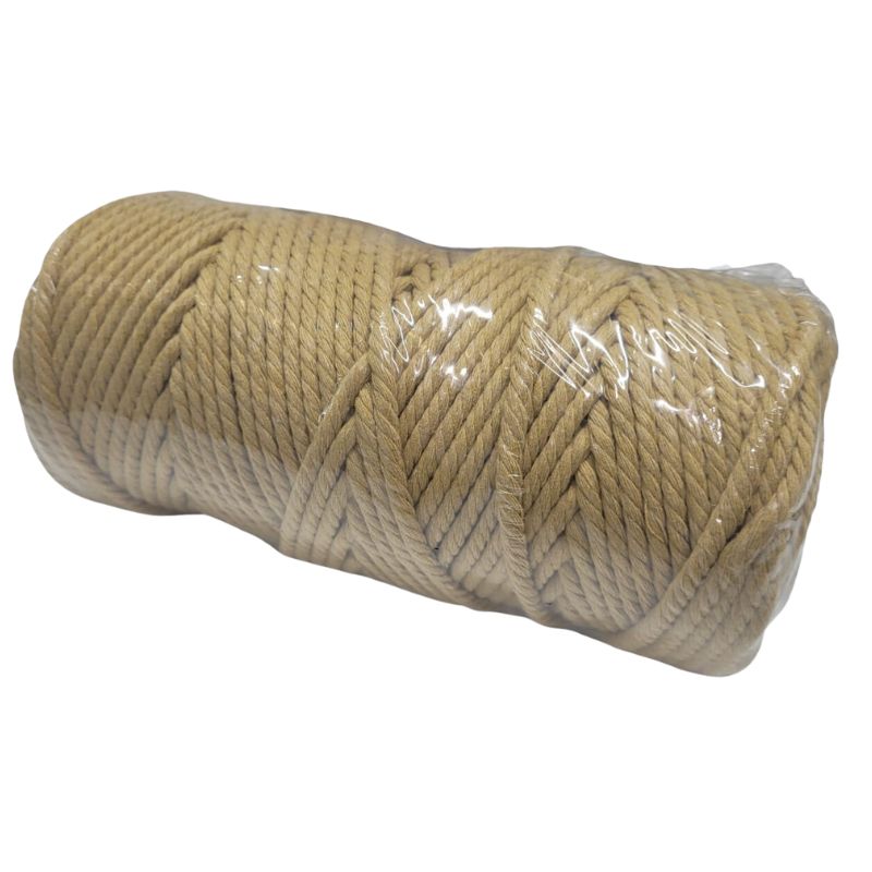 Macrame 5mm khaki image 1