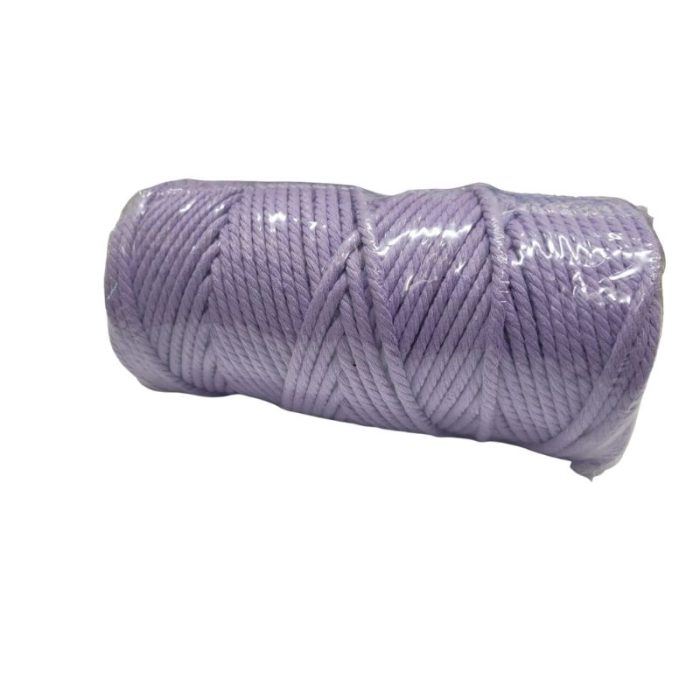Macrame 5mm light purple image 1