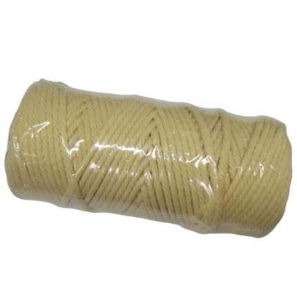Macrame Rope 5mm- Pale Yellow