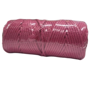 Macrame 5mm rose red image 1