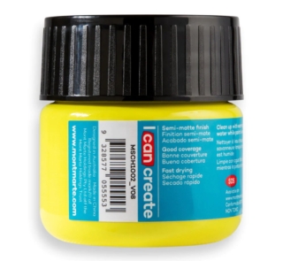 Mont Marte Acrylic Colour Paint Signature 100ml Tube LemonYellow picture 3