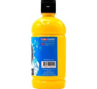 Mont Marte Acrylic Colour Signature 500ml 16.9oz Medium Yellow MSCH5020 V04 B