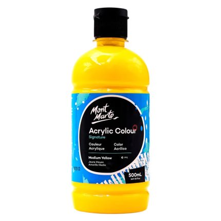 Medium Yellow Acrylic Paint
