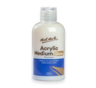 Mont Marte Acrylic Medium Gloss Premium 135ml 4.6oz MAMD0001 V05 F