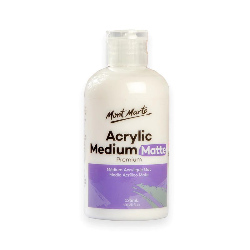 Mont Marte Acrylic Medium Matte Premium 135ml MAMD0002 V02 F