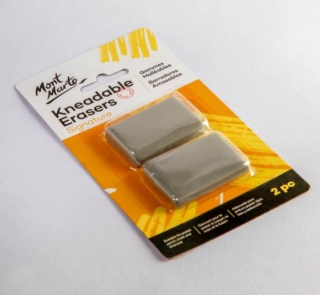 Mont Marte Kneadable Erasers Signature 2pc MAXX0004 V02 Angle