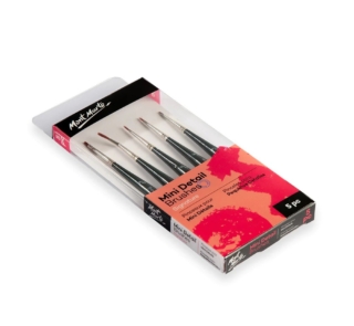 Mont Marte Mini Detail Brushes Signature 5pc BMHS0033 A 1