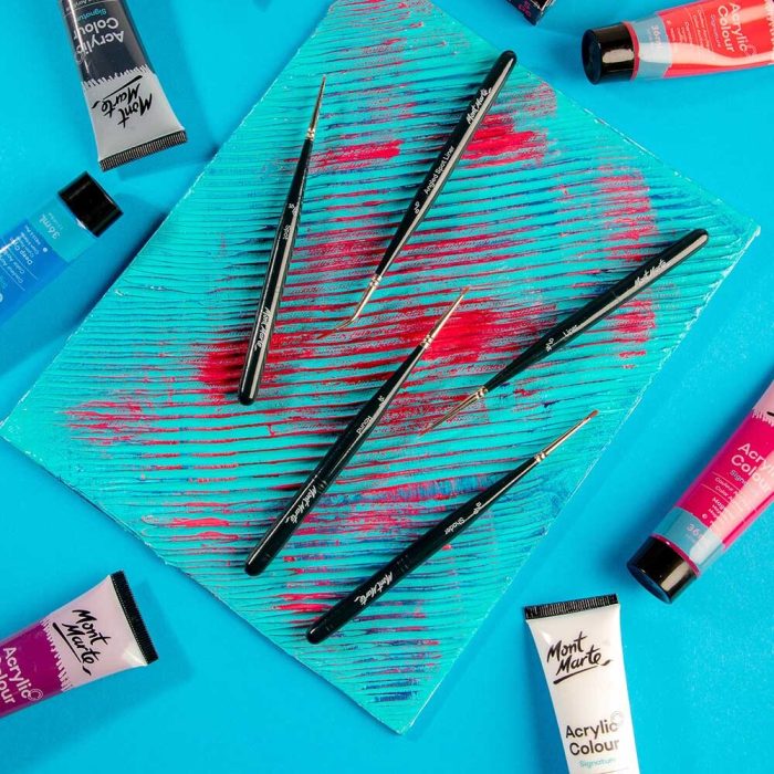 Mont Marte Mini Detail Brushes Signature 5pc BMHS0033