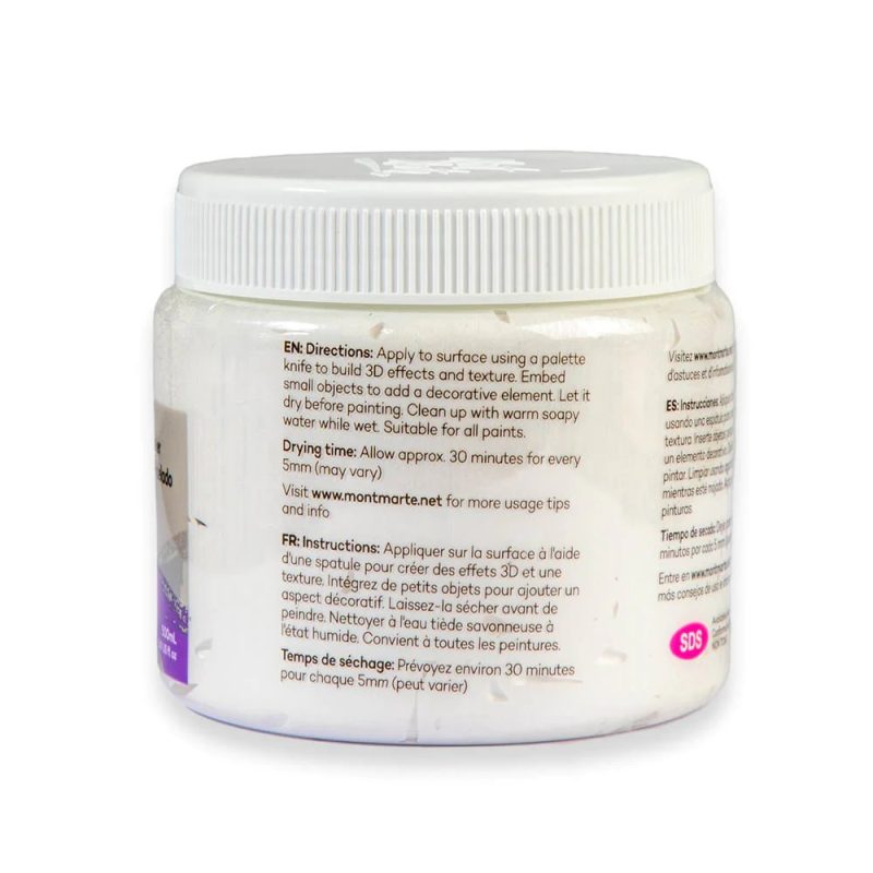 Mont Marte Modelling Paste Premium 500ml 16.9oz MPA0041 V04 B