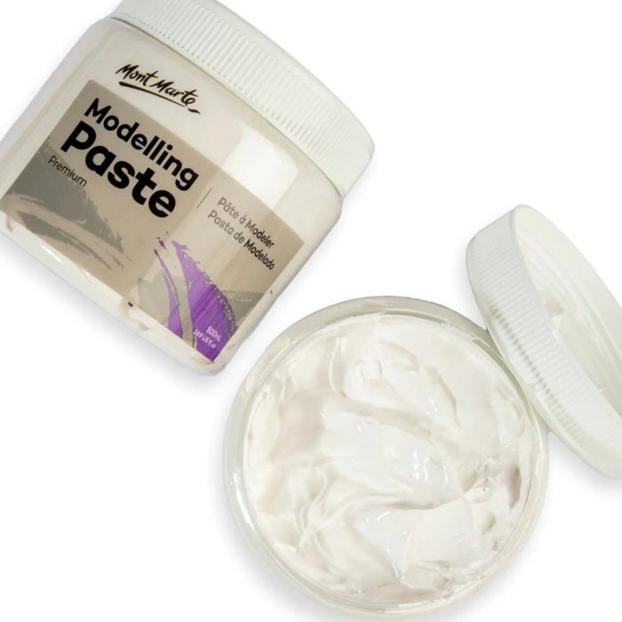 Mont Marte Modelling Paste Premium 500ml 16.9oz MPA0041 V04 Contents