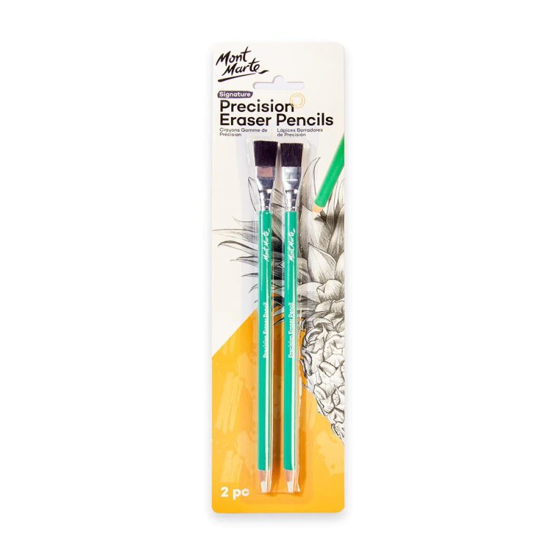Mont Marte Precision Eraser Pencils Signature 2pc picture 1
