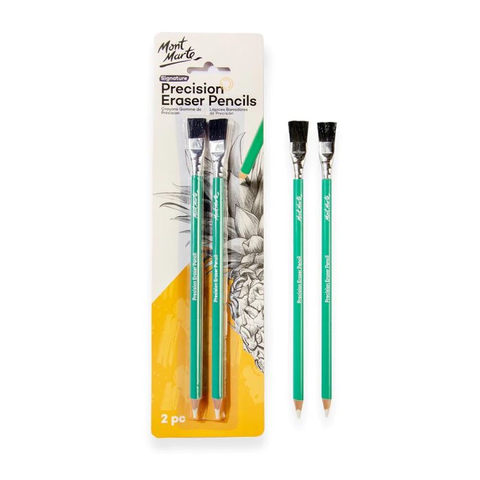 Mont Marte Precision Eraser Pencils Signature 2pc picture 2