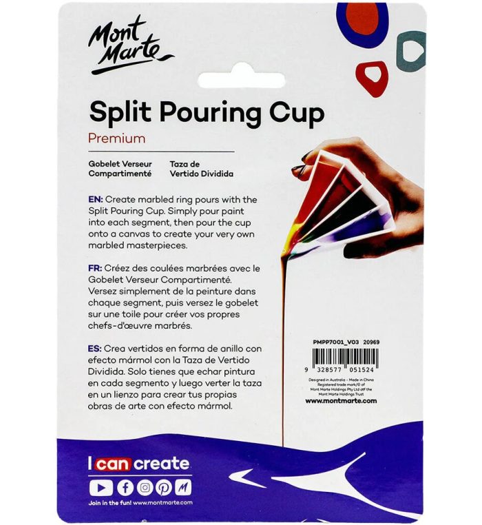 Mont Marte Split Pouring Cup Premium PMPP7001 B