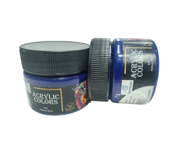 Pthalo Blue Acrylic Paint
