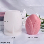 Small Rose Ball Candle Mold - XC806-30