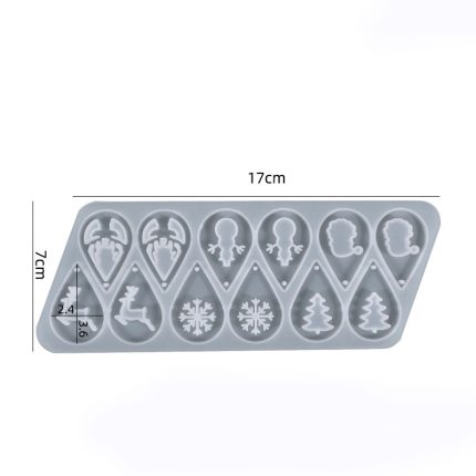 XCJW304 Earring Pendant Silicone Mold