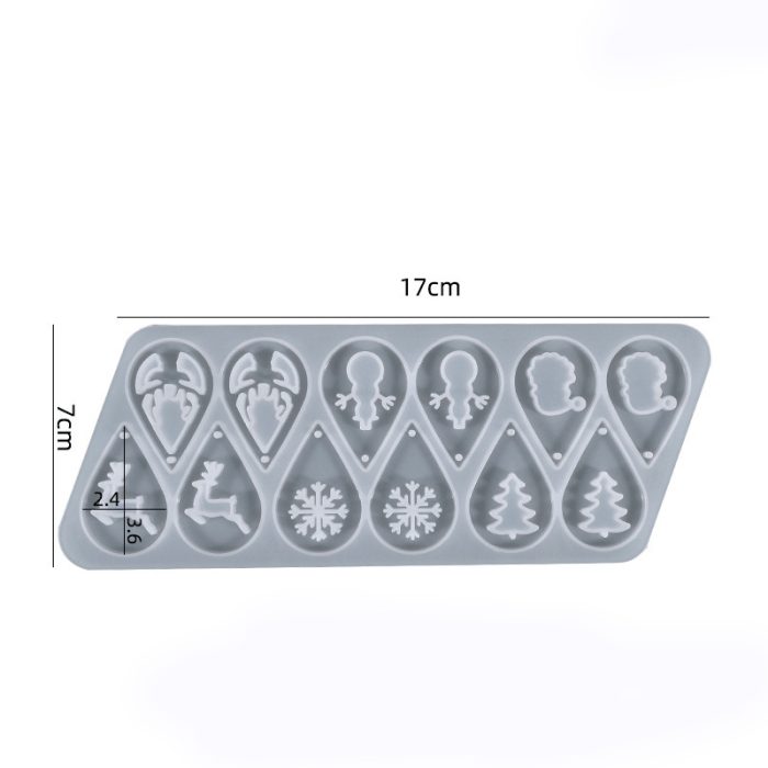 XCJW304 Earring Pendant Silicone Mold