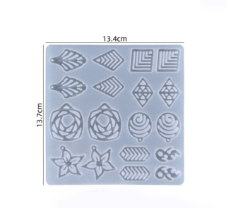 XCJW308 Earring Set Silicone Mold 