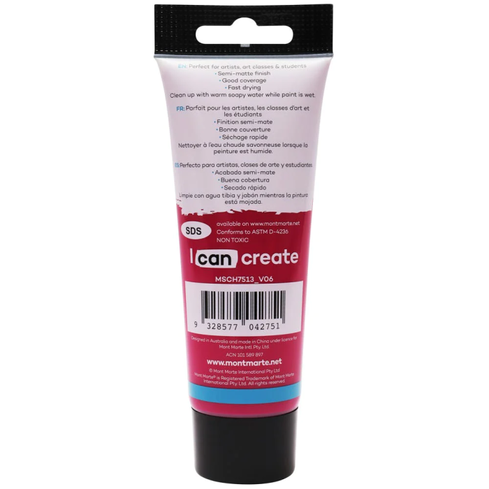 acrylic colour paint signature 75ml 2 54oz magenta picture 2