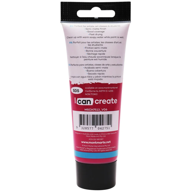 acrylic colour paint signature 75ml 2 54oz magenta picture 2