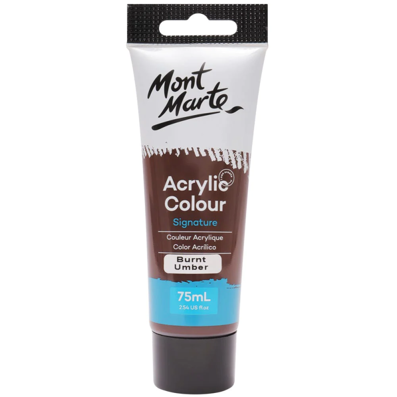 acrylic colour paint signature 75ml burnt umber picture 1