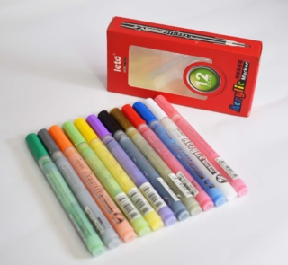 Acrylic Markers 12pcs