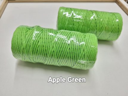 Macrame Rope 3mm*100m-Apple Green