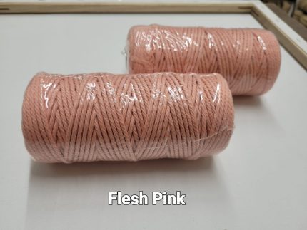 Macrame Rope 3mm*100m-Flesh Pink