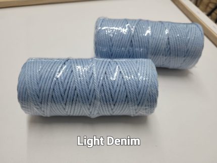 Macrame Rope 3mm*100m-Light Denim