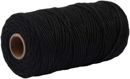 Macrame Rope 3mm*100m -BLACK