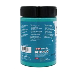 mont marte acrylic colour paint signature 300ml 10 1oz aqua green back