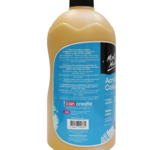 mont marte acrylic colour signature 1l 33 8oz yellow ochre 4 1080x