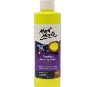 Bright Yellow Acrylic Paint