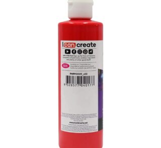 mont marte pouring acrylic paint premium 240ml 8 12oz cadmium red back