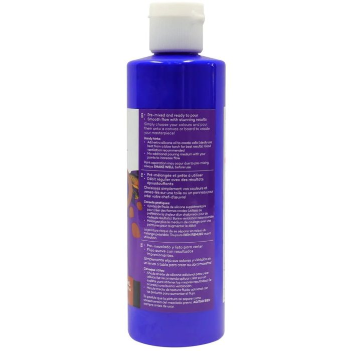 mont marte pouring acrylic paint premium 240ml 8 12oz ultramarine blue 3