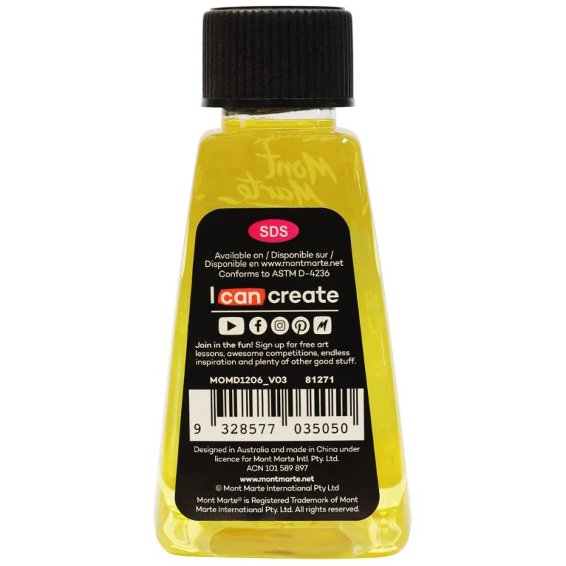 mont marte refined linseed oil premium 125ml 4 23oz back