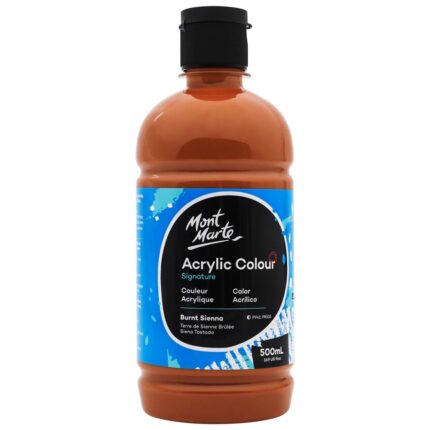 500ml Burnt Sienna Acrylic Color